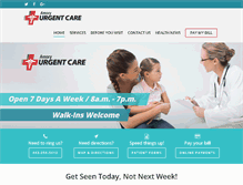 Tablet Screenshot of amoryurgentcare.com